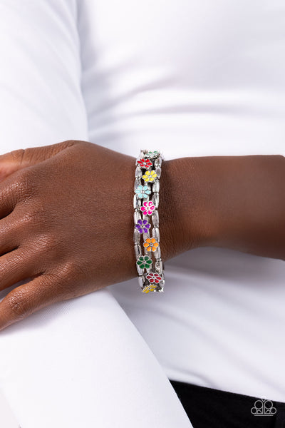 Scattered Springtime Multi Bracelet-Jewelry-Paparazzi Accessories-Ericka C Wise, $5 Jewelry Paparazzi accessories jewelry ericka champion wise elite consultant life of the party fashion fix lead and nickel free florida palm bay melbourne
