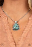 Artisan Adventure Blue Necklace-Jewelry-Paparazzi Accessories-Ericka C Wise, $5 Jewelry Paparazzi accessories jewelry ericka champion wise elite consultant life of the party fashion fix lead and nickel free florida palm bay melbourne