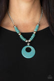 Oasis Goddess Blue Necklace-Jewelry-Paparazzi Accessories-Ericka C Wise, $5 Jewelry Paparazzi accessories jewelry ericka champion wise elite consultant life of the party fashion fix lead and nickel free florida palm bay melbourne