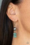 Oasis Goddess Blue Necklace-Jewelry-Paparazzi Accessories-Ericka C Wise, $5 Jewelry Paparazzi accessories jewelry ericka champion wise elite consultant life of the party fashion fix lead and nickel free florida palm bay melbourne