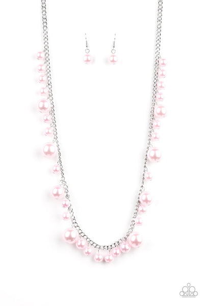 There's Always Room at The Top Pink Necklace-Jewelry-Paparazzi Accessories-Ericka C Wise, $5 Jewelry Paparazzi accessories jewelry ericka champion wise elite consultant life of the party fashion fix lead and nickel free florida palm bay melbourne
