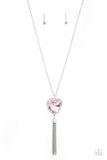Finding my Forever Pink Necklace-Jewelry-Paparazzi Accessories-Ericka C Wise, $5 Jewelry Paparazzi accessories jewelry ericka champion wise elite consultant life of the party fashion fix lead and nickel free florida palm bay melbourne
