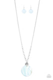 A Top Sheller Blue Necklace-Jewelry-Paparazzi Accessories-Ericka C Wise, $5 Jewelry Paparazzi accessories jewelry ericka champion wise elite consultant life of the party fashion fix lead and nickel free florida palm bay melbourne