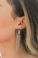 Save for a Reigny Day Silver Earrings-Jewelry-Paparazzi Accessories-Ericka C Wise, $5 Jewelry Paparazzi accessories jewelry ericka champion wise elite consultant life of the party fashion fix lead and nickel free florida palm bay melbourne