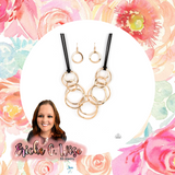 Spiraling Out of Couture Gold Necklace-Jewelry-Ericka C Wise, $5 Jewelry-Ericka C Wise, $5 Jewelry Paparazzi accessories jewelry ericka champion wise elite consultant life of the party fashion fix lead and nickel free florida palm bay melbourne