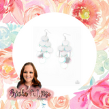 Sequin Seeker Silver Earrings-Jewelry-Paparazzi Accessories-Ericka C Wise, $5 Jewelry Paparazzi accessories jewelry ericka champion wise elite consultant life of the party fashion fix lead and nickel free florida palm bay melbourne