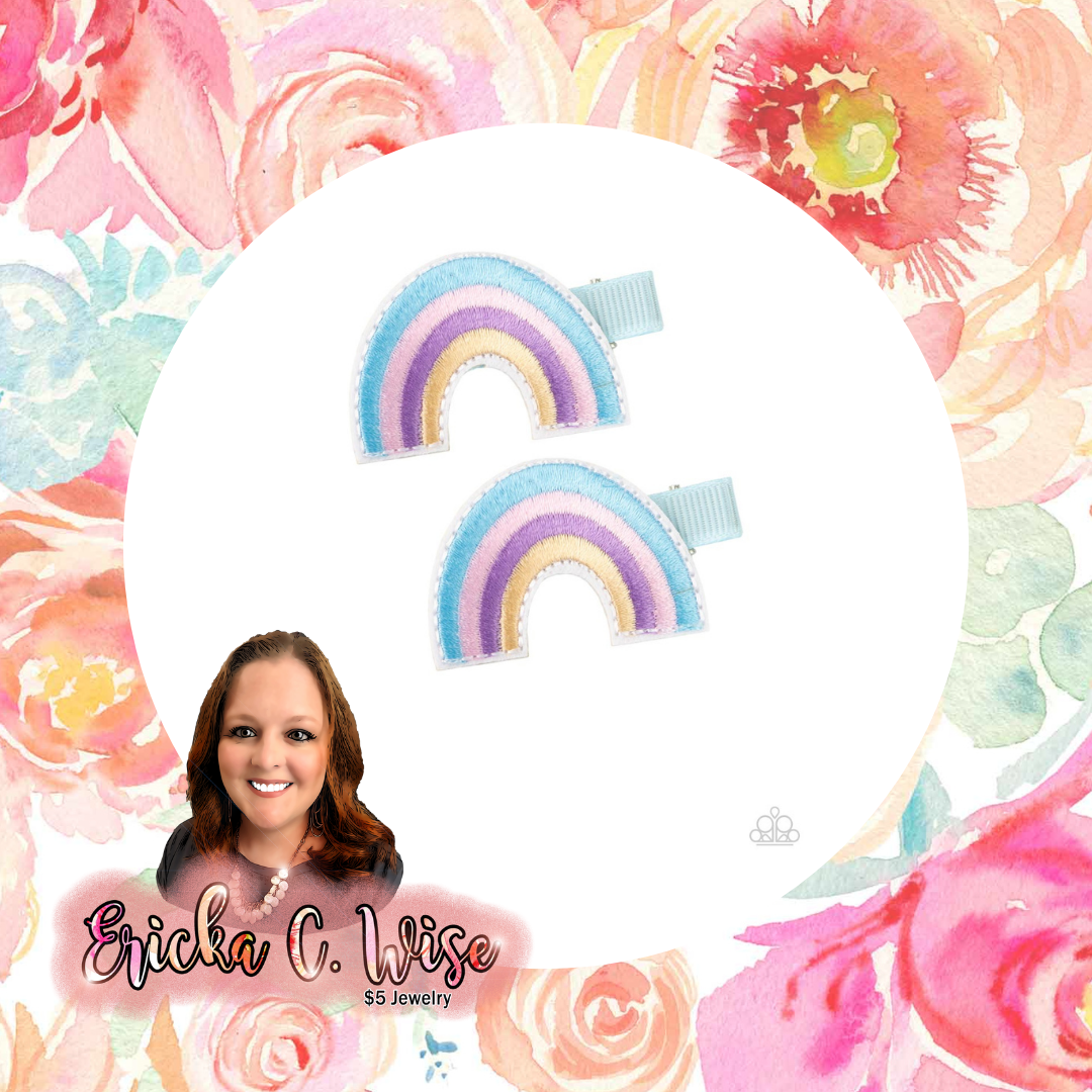 Follow Your Rainbow Blue Hair Clips – Ericka C Wise, $5 Jewelry