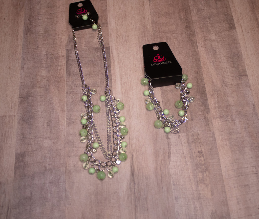 Matching Green Pearl Set