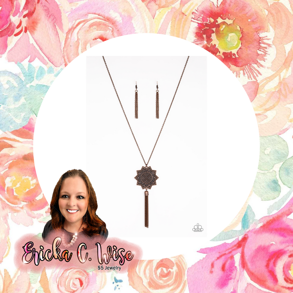 Sunup to Sundown Copper Necklace