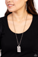 Possible Pendant Silver Necklace-Jewelry-Paparazzi Accessories-Ericka C Wise, $5 Jewelry Paparazzi accessories jewelry ericka champion wise elite consultant life of the party fashion fix lead and nickel free florida palm bay melbourne