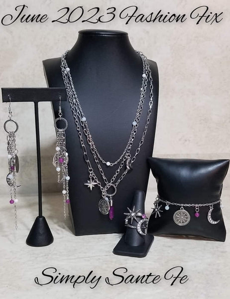 Simply Santa Fe Fashion Fix, June 2023-Jewelry-Paparazzi Accessories-Ericka C Wise, $5 Jewelry Paparazzi accessories jewelry ericka champion wise elite consultant life of the party fashion fix lead and nickel free florida palm bay melbourne