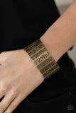 Ornate Orchards Brass Bracelet-Jewelry-Paparazzi Accessories-Ericka C Wise, $5 Jewelry Paparazzi accessories jewelry ericka champion wise elite consultant life of the party fashion fix lead and nickel free florida palm bay melbourne