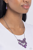 Exceptionally Ethereal Purple Necklace-Jewelry-Paparazzi Accessories-Ericka C Wise, $5 Jewelry Paparazzi accessories jewelry ericka champion wise elite consultant life of the party fashion fix lead and nickel free florida palm bay melbourne