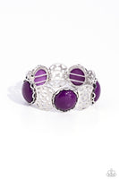 Ethereal Excursion Purple Necklace-Jewelry-Paparazzi Accessories-Ericka C Wise, $5 Jewelry Paparazzi accessories jewelry ericka champion wise elite consultant life of the party fashion fix lead and nickel free florida palm bay melbourne
