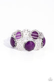 Ethereal Excursion Purple Necklace-Jewelry-Paparazzi Accessories-Ericka C Wise, $5 Jewelry Paparazzi accessories jewelry ericka champion wise elite consultant life of the party fashion fix lead and nickel free florida palm bay melbourne