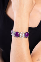 Ethereal Excursion Purple Necklace-Jewelry-Paparazzi Accessories-Ericka C Wise, $5 Jewelry Paparazzi accessories jewelry ericka champion wise elite consultant life of the party fashion fix lead and nickel free florida palm bay melbourne