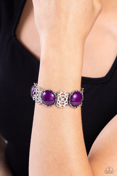 Ethereal Excursion Purple Necklace-Jewelry-Paparazzi Accessories-Ericka C Wise, $5 Jewelry Paparazzi accessories jewelry ericka champion wise elite consultant life of the party fashion fix lead and nickel free florida palm bay melbourne