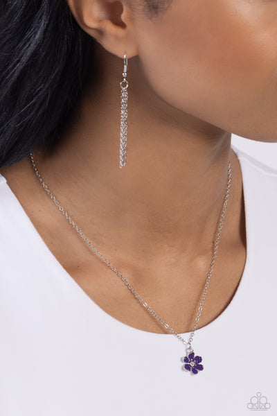 Cottage Retreat Purple Necklace-Jewelry-Paparazzi Accessories-Ericka C Wise, $5 Jewelry Paparazzi accessories jewelry ericka champion wise elite consultant life of the party fashion fix lead and nickel free florida palm bay melbourne
