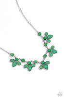 Frond-Runner Fashion Green Necklace-Jewelry-Paparazzi Accessories-Ericka C Wise, $5 Jewelry Paparazzi accessories jewelry ericka champion wise elite consultant life of the party fashion fix lead and nickel free florida palm bay melbourne