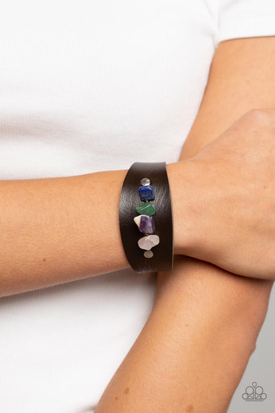 Colorful Canyoneer Multi Bracelet-Jewelry-Paparazzi Accessories-Ericka C Wise, $5 Jewelry Paparazzi accessories jewelry ericka champion wise elite consultant life of the party fashion fix lead and nickel free florida palm bay melbourne
