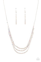 Surreal Sparkle Multi Necklace-Jewelry-Paparazzi Accessories-Ericka C Wise, $5 Jewelry Paparazzi accessories jewelry ericka champion wise elite consultant life of the party fashion fix lead and nickel free florida palm bay melbourne