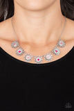 Garden Greetings Pink Necklace-Jewelry-Paparazzi Accessories-Ericka C Wise, $5 Jewelry Paparazzi accessories jewelry ericka champion wise elite consultant life of the party fashion fix lead and nickel free florida palm bay melbourne