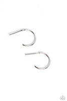 Ultra Upmarket Silver Hoop Earrings-Jewelry-Paparazzi Accessories-Ericka C Wise, $5 Jewelry Paparazzi accessories jewelry ericka champion wise elite consultant life of the party fashion fix lead and nickel free florida palm bay melbourne