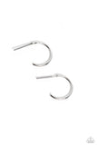 Ultra Upmarket Silver Hoop Earrings-Jewelry-Paparazzi Accessories-Ericka C Wise, $5 Jewelry Paparazzi accessories jewelry ericka champion wise elite consultant life of the party fashion fix lead and nickel free florida palm bay melbourne