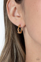Infinite Incandescence Gold Earrings-Jewelry-Paparazzi Accessories-Ericka C Wise, $5 Jewelry Paparazzi accessories jewelry ericka champion wise elite consultant life of the party fashion fix lead and nickel free florida palm bay melbourne