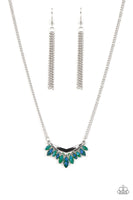 Flash of Fringe Green Necklace-Jewelry-Paparazzi Accessories-Ericka C Wise, $5 Jewelry Paparazzi accessories jewelry ericka champion wise elite consultant life of the party fashion fix lead and nickel free florida palm bay melbourne
