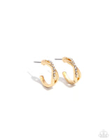 Horoscopic Helixs Gold Earrings-Jewelry-Paparazzi Accessories-Ericka C Wise, $5 Jewelry Paparazzi accessories jewelry ericka champion wise elite consultant life of the party fashion fix lead and nickel free florida palm bay melbourne