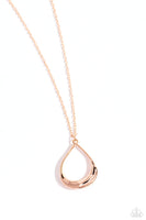 Subtle Season Rose Gold Necklace-Jewelry-Paparazzi Accessories-Ericka C Wise, $5 Jewelry Paparazzi accessories jewelry ericka champion wise elite consultant life of the party fashion fix lead and nickel free florida palm bay melbourne