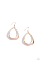 Subtle Solstice Rose Gold Earrings-Jewelry-Paparazzi Accessories-Ericka C Wise, $5 Jewelry Paparazzi accessories jewelry ericka champion wise elite consultant life of the party fashion fix lead and nickel free florida palm bay melbourne