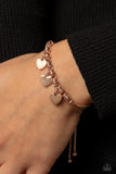 Romance Tale Rose Gold Bracelet-Jewelry-Paparazzi Accessories-Ericka C Wise, $5 Jewelry Paparazzi accessories jewelry ericka champion wise elite consultant life of the party fashion fix lead and nickel free florida palm bay melbourne