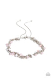 Show-Stopping Sass Pink Bracelet-Jewelry-Paparazzi Accessories-Ericka C Wise, $5 Jewelry Paparazzi accessories jewelry ericka champion wise elite consultant life of the party fashion fix lead and nickel free florida palm bay melbourne