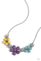 Growing Garland Purple Necklace-Jewelry-Paparazzi Accessories-Ericka C Wise, $5 Jewelry Paparazzi accessories jewelry ericka champion wise elite consultant life of the party fashion fix lead and nickel free florida palm bay melbourne