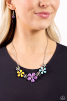 Growing Garland Purple Necklace-Jewelry-Paparazzi Accessories-Ericka C Wise, $5 Jewelry Paparazzi accessories jewelry ericka champion wise elite consultant life of the party fashion fix lead and nickel free florida palm bay melbourne