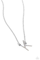 Initially Yours Multi Necklace- K-Jewelry-Paparazzi Accessories-Ericka C Wise, $5 Jewelry Paparazzi accessories jewelry ericka champion wise elite consultant life of the party fashion fix lead and nickel free florida palm bay melbourne
