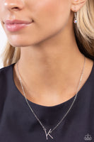 Initially Yours Multi Necklace- K-Jewelry-Paparazzi Accessories-Ericka C Wise, $5 Jewelry Paparazzi accessories jewelry ericka champion wise elite consultant life of the party fashion fix lead and nickel free florida palm bay melbourne