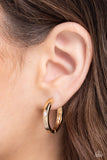 A-Lister Attention Gold Earrings-Jewelry-Paparazzi Accessories-Ericka C Wise, $5 Jewelry Paparazzi accessories jewelry ericka champion wise elite consultant life of the party fashion fix lead and nickel free florida palm bay melbourne