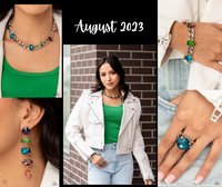 Magnificent Musings, August 2023 Fashion Fix-Ericka C Wise, $5 Jewelry -Ericka C Wise, $5 Jewelry Paparazzi accessories jewelry ericka champion wise elite consultant life of the party fashion fix lead and nickel free florida palm bay melbourne