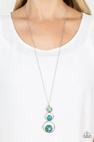 Celestial Courtier Green Necklace-Jewelry-Paparazzi Accessories-Ericka C Wise, $5 Jewelry Paparazzi accessories jewelry ericka champion wise elite consultant life of the party fashion fix lead and nickel free florida palm bay melbourne
