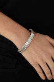 Dangerously Divine Silver Bracelet-Jewelry-Paparazzi Accessories-Ericka C Wise, $5 Jewelry Paparazzi accessories jewelry ericka champion wise elite consultant life of the party fashion fix lead and nickel free florida palm bay melbourne