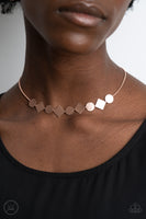 Don't Get Bent Out of Shape Copper Necklace-Jewelry-Paparazzi Accessories-Ericka C Wise, $5 Jewelry Paparazzi accessories jewelry ericka champion wise elite consultant life of the party fashion fix lead and nickel free florida palm bay melbourne