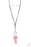 Fundamentally Flirtatious Orange Necklace-Jewelry-Paparazzi Accessories-Ericka C Wise, $5 Jewelry Paparazzi accessories jewelry ericka champion wise elite consultant life of the party fashion fix lead and nickel free florida palm bay melbourne