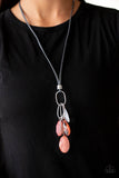 Fundamentally Flirtatious Orange Necklace-Jewelry-Paparazzi Accessories-Ericka C Wise, $5 Jewelry Paparazzi accessories jewelry ericka champion wise elite consultant life of the party fashion fix lead and nickel free florida palm bay melbourne