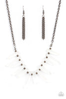 Ice Age Intensity Black Necklace-Jewelry-Paparazzi Accessories-Ericka C Wise, $5 Jewelry Paparazzi accessories jewelry ericka champion wise elite consultant life of the party fashion fix lead and nickel free florida palm bay melbourne