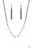 Ice Age Intensity Black Necklace-Jewelry-Paparazzi Accessories-Ericka C Wise, $5 Jewelry Paparazzi accessories jewelry ericka champion wise elite consultant life of the party fashion fix lead and nickel free florida palm bay melbourne
