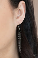 Ice Age Intensity Black Necklace-Jewelry-Paparazzi Accessories-Ericka C Wise, $5 Jewelry Paparazzi accessories jewelry ericka champion wise elite consultant life of the party fashion fix lead and nickel free florida palm bay melbourne