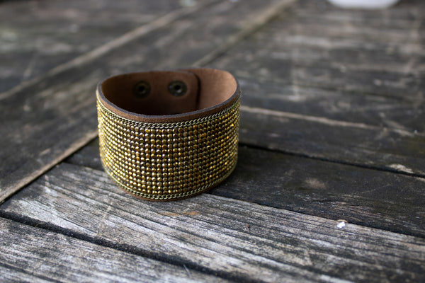 Vintage Brass Rhinestone Snap Bracelet-Jewelry-Paparazzi Accessories-Ericka C Wise, $5 Jewelry Paparazzi accessories jewelry ericka champion wise elite consultant life of the party fashion fix lead and nickel free florida palm bay melbourne